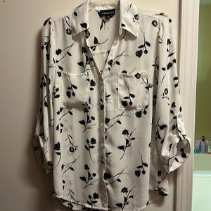 Floral pattern button up